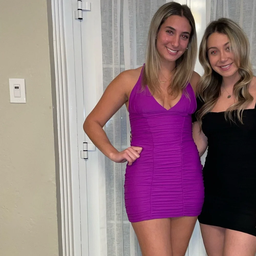 Purple mini dress! Perfect for a night out - Picture 3 of 3